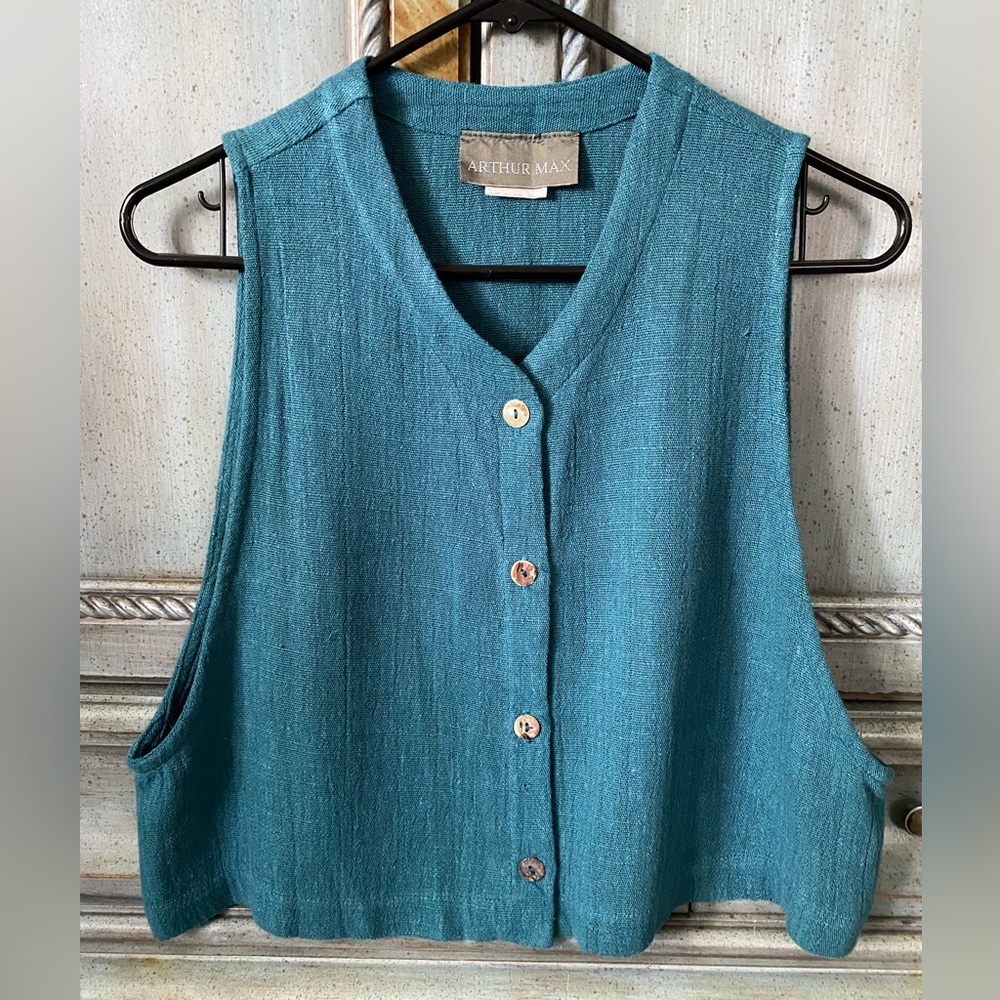 Teal Sleeveless Women's Top/Vest